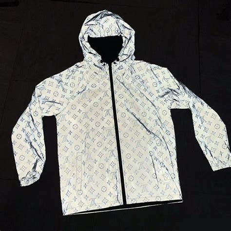 lv blue jacket|louis vuitton reflective jacket.